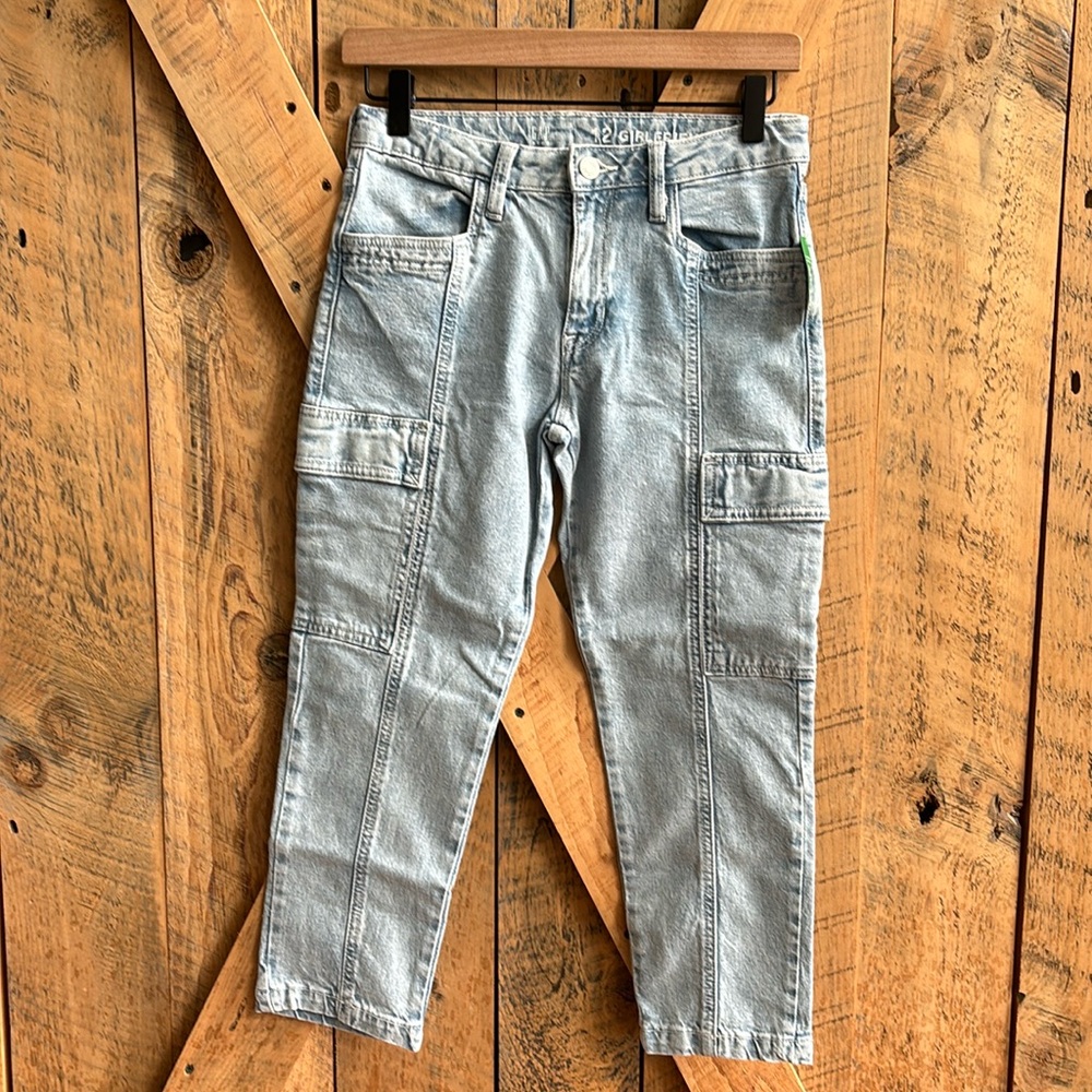 BNWT Girls Gap Kids Size 12 Cargo Jeans